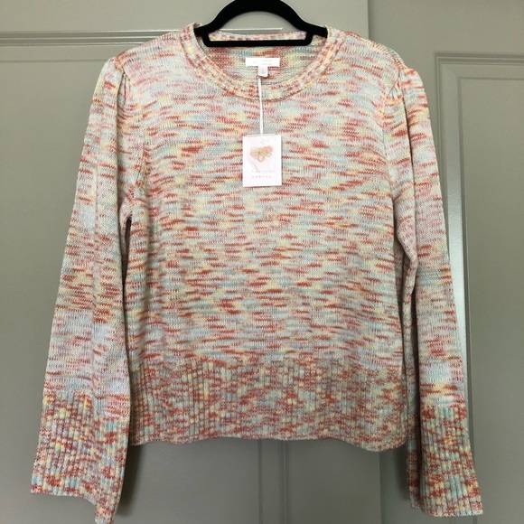 LC marled bell sleeve sweater - Picture 2 of 7